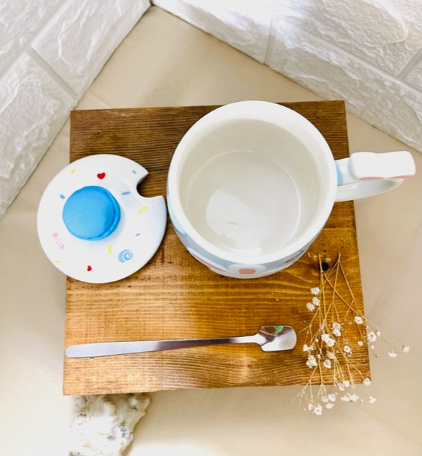 ماگ دونات خرگوشی ابی