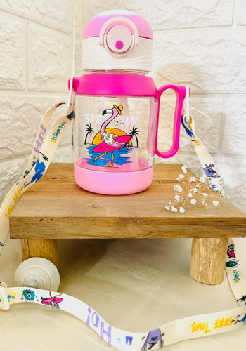 قمقمه ی طرح فلامینگو