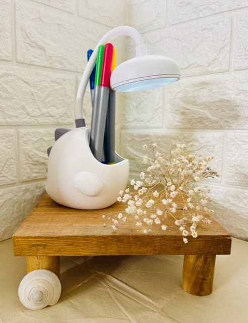 چراغ مطالعه دایناسور-سفید