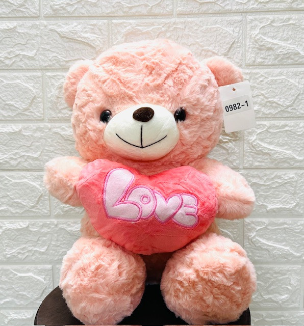 عروسک خرس قلبی لاو