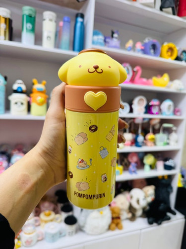 قمقمه طرح پوم پوم پورین