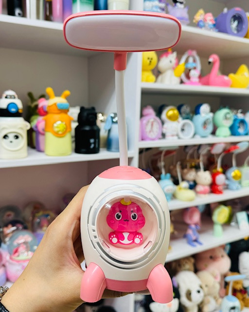 چراغ مطالعه فانتزی موشکی طرح دایناسور