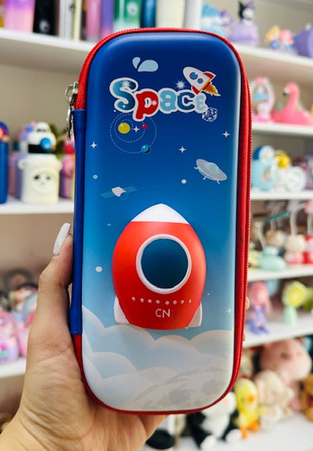 جامدادی کتابی اسکویشی دار موشک