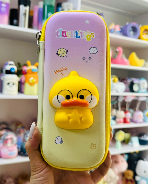 جامدادی کتابی اسکویشی دار جوجه