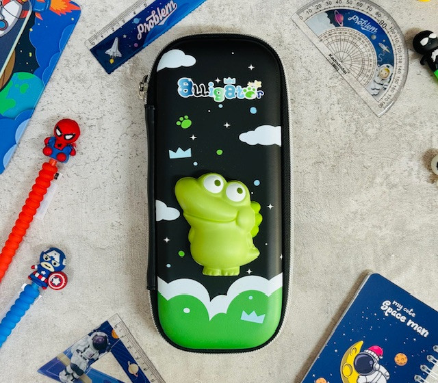 جامدادی فانتزی طرح دایناسور اسکویشی دار